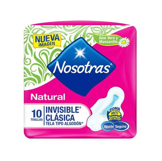 TOALLA NOSOTRAS INVISIBLE CLASICA x 10