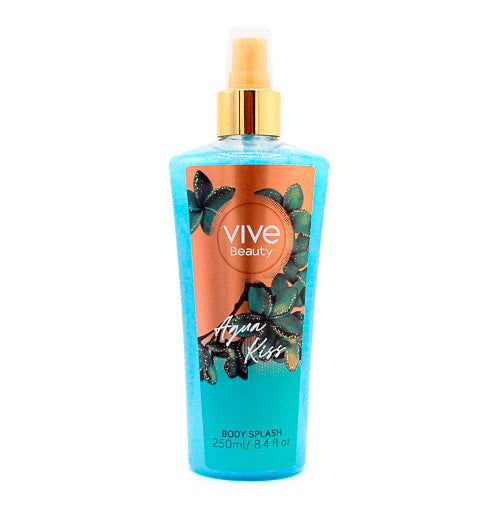 SPLASH ESCARCHADO AGUA KISS VIVE BEAUTY X 250