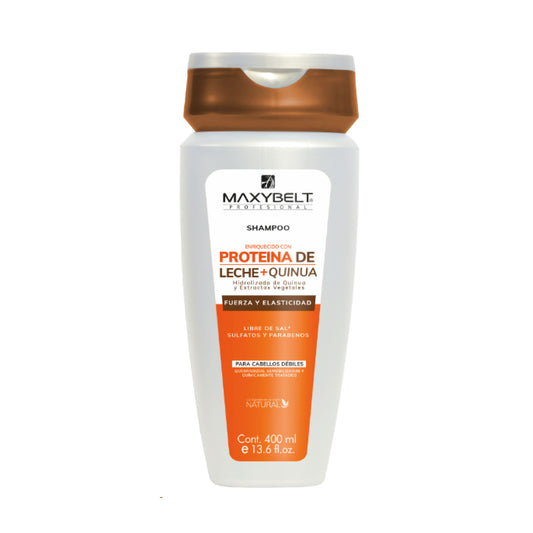 SHSHAMPOO MAXYBELT PROTEINA DE LECHE X 400 ml