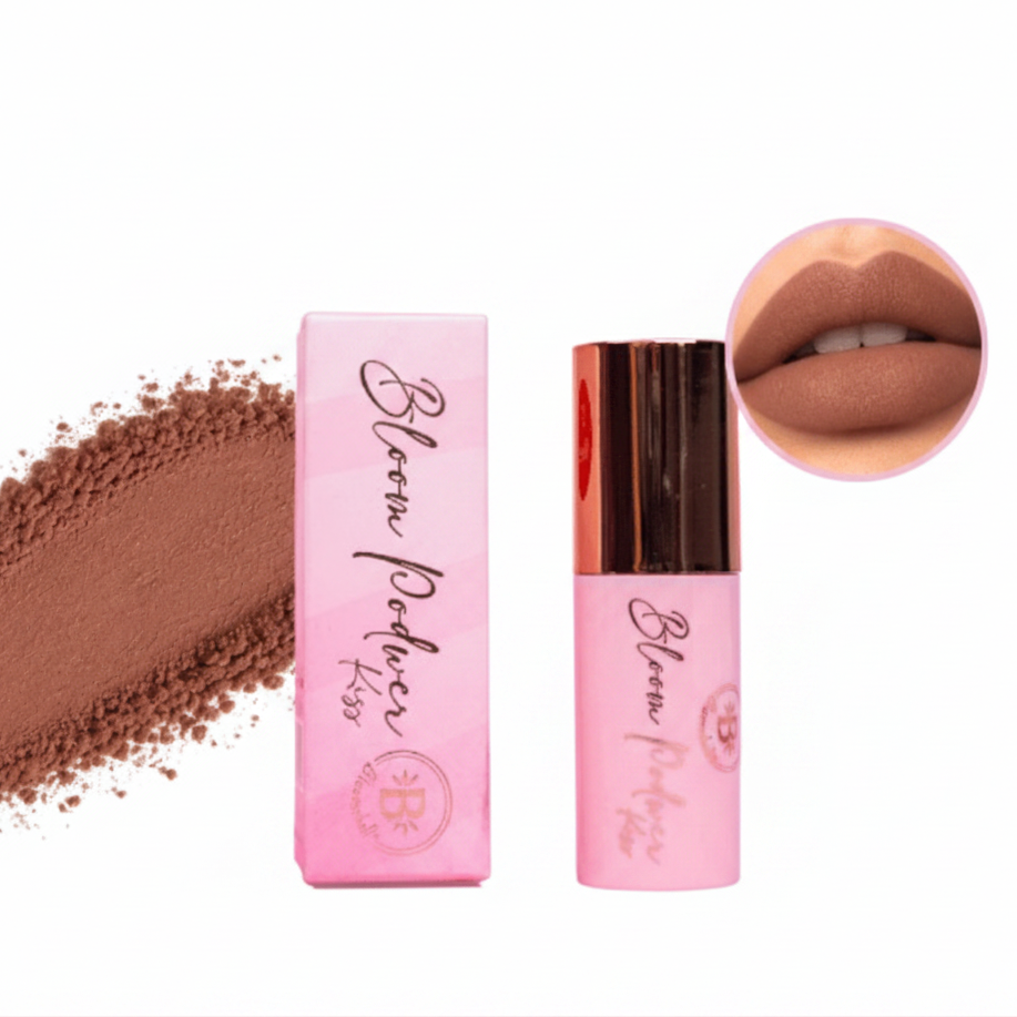 BRILLO LABIAL BLOOM PODWER KISS BL- BP00031 TONO 03 MOCHA