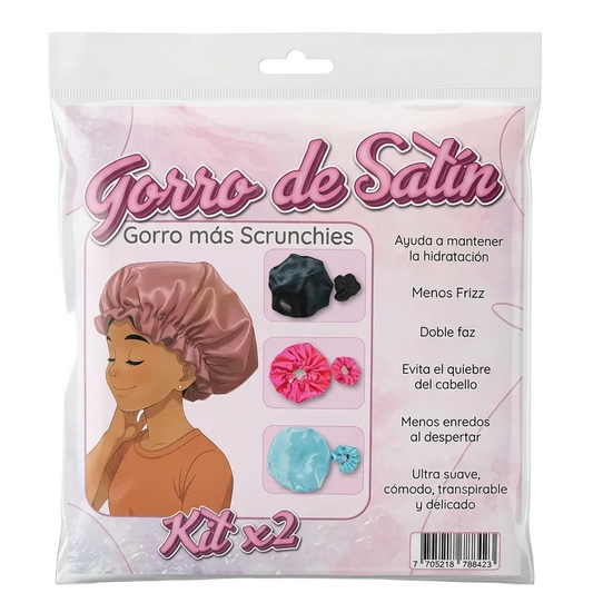 GORRO SATIN + CHULO