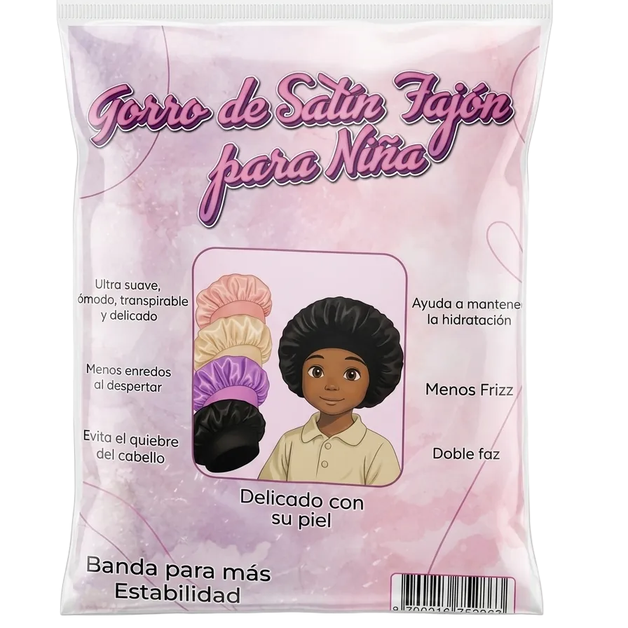 GORRO SATIN CON BANDA NIÑA