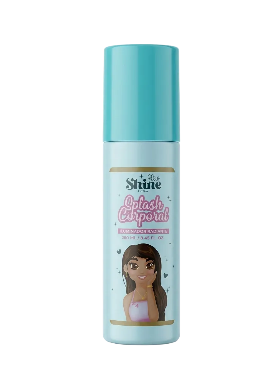 SPLASH CORPORAL GLOW SHINE*  X 250 ml - AZUL