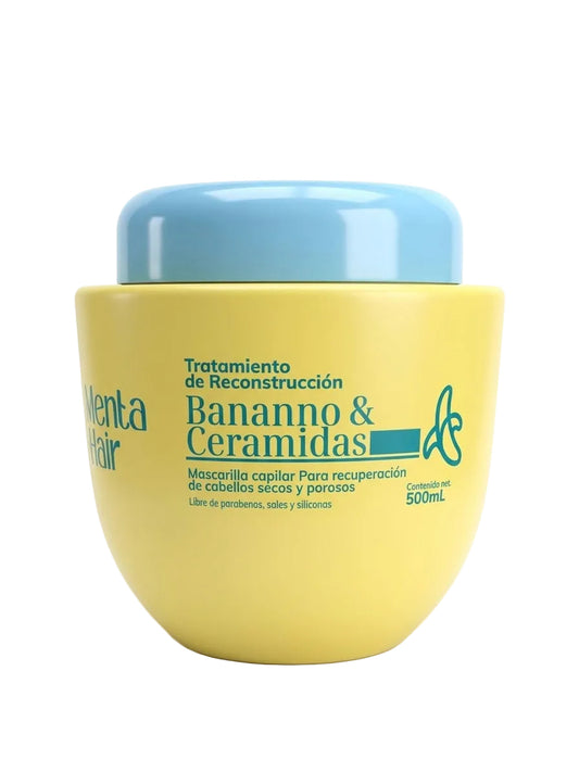 TRATAMIENTO MENTA HAIR X 500 ml BANANNO Y CERAMIDAS