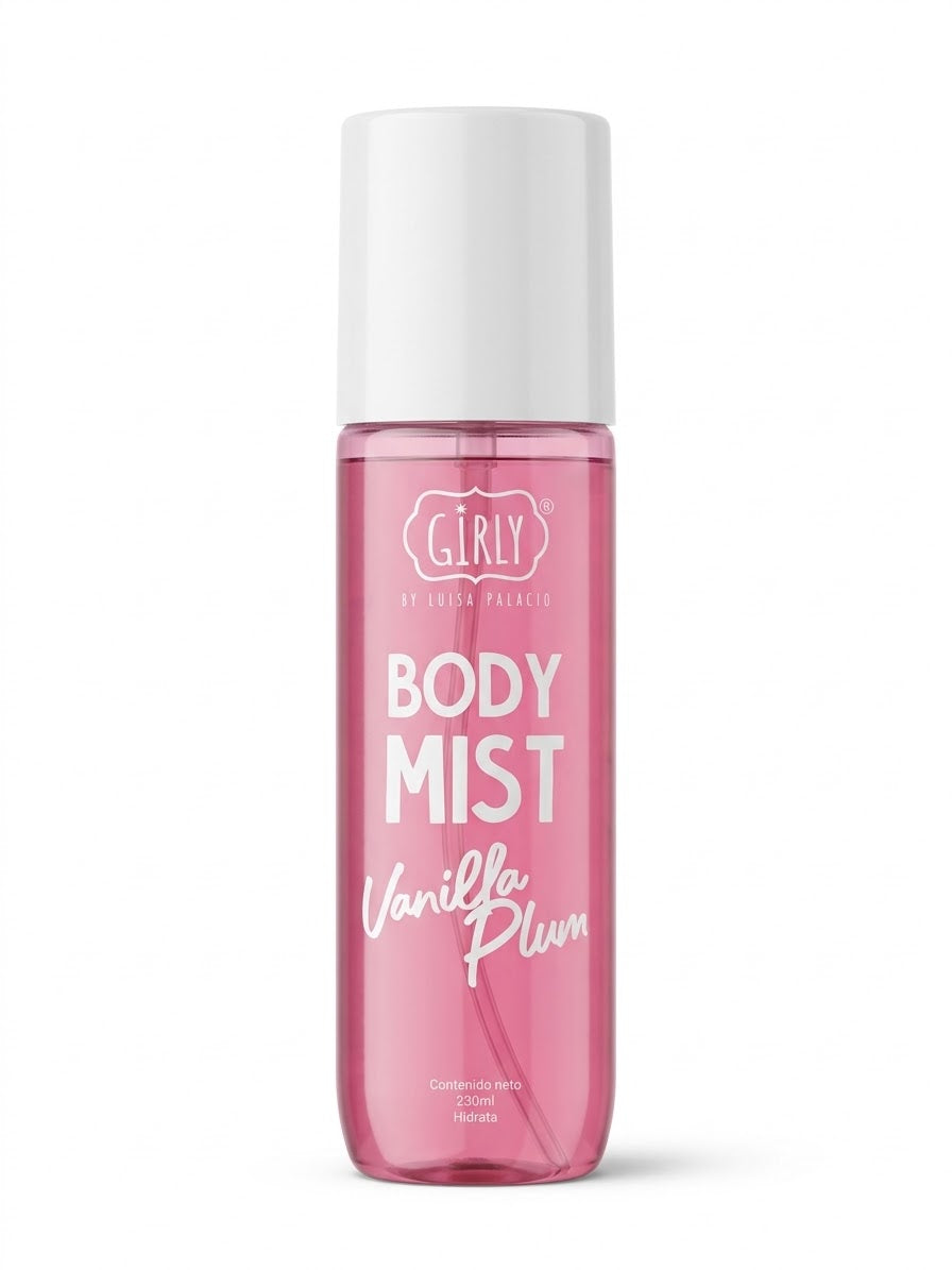 BODY MIST GIRLY VANILLA PLUM  X 230 ml