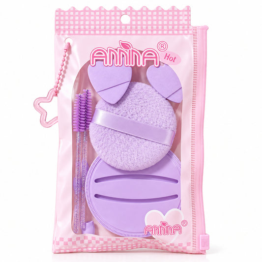 KIT ANNINA HOT APLICADORES + POLVERAS X5   94-11