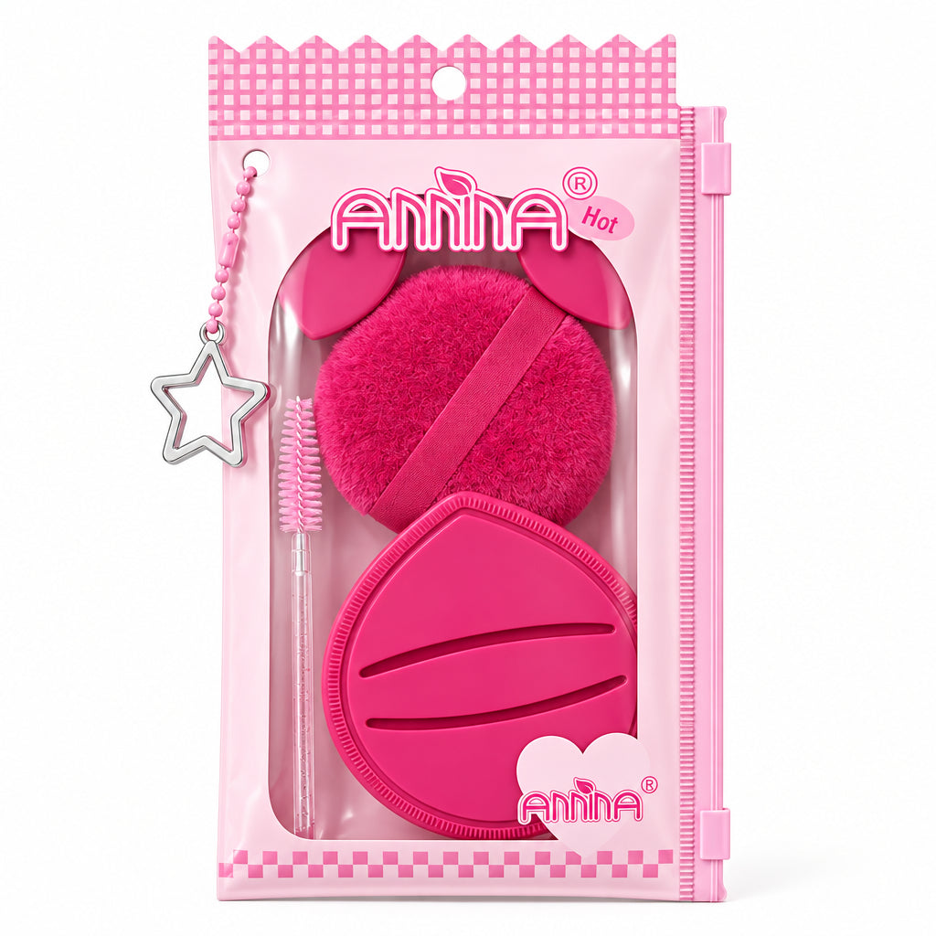 KIT ANNINA HOT APLICADORES + POLVERAS X5   94-11