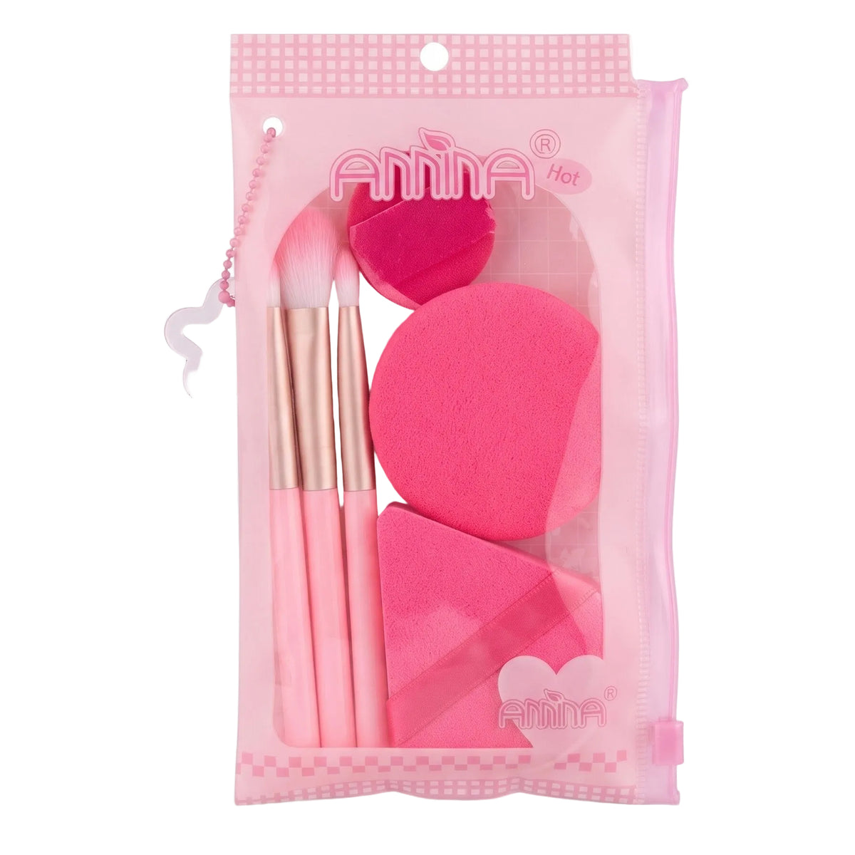 KIT BROCHAS + POLVERAS ANNINA HOT X6   94-4