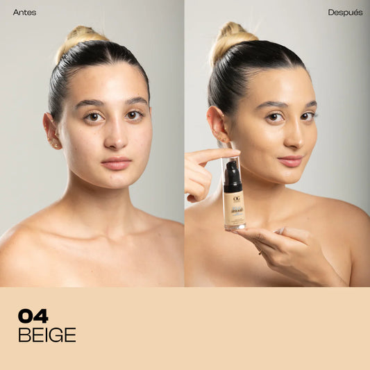 BASE OG AQUA SMOOTH X 30 ml FS5209 TONO 04 BEIGE