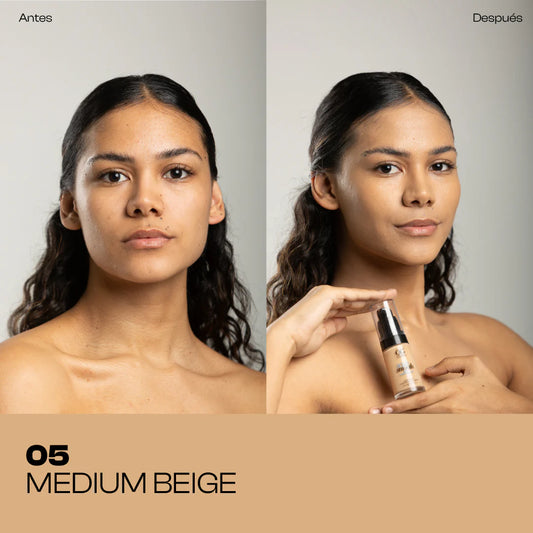 BASE OG AQUA SMOOTH X 30 ml FS5209 TONO 05 MEDIUM BEIGE