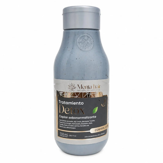 TRATAMIENTO MENTA HAIR DETOX CARBON x 550 ml
