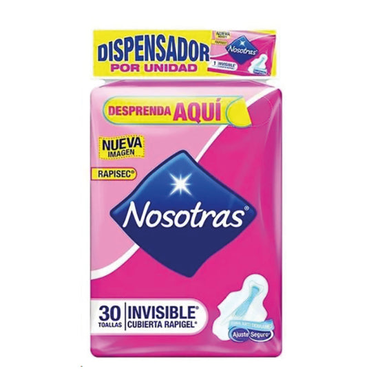 TOALLA NOSOTRAS INVISIBLE RAPIGEL x 30