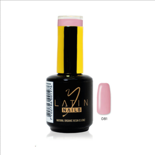 ESMALTE 081 LATIN SEMI PERMANENTE  X 15 ml