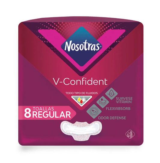 TOALLA NOSOTRAS V-CONFIDENT X 8