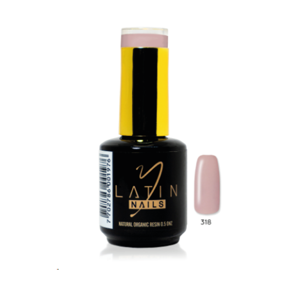ESMALTE 318 LATIN SEMI PERMANENTE  X 15 ml