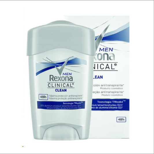 DESODORANTE REXONA CLINICAL AZUL X 48