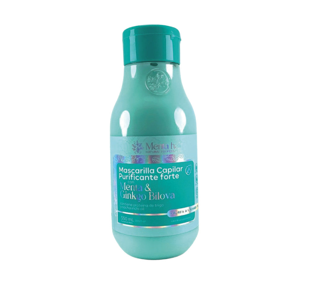 MASCARILLA MENTA HAIR  GINKGO BILOVA X 550 ml