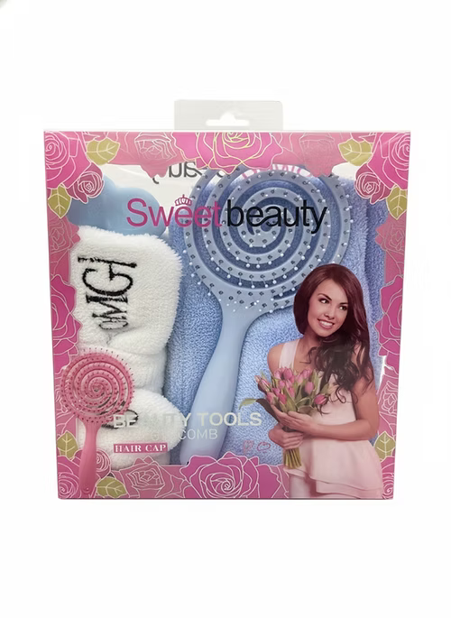 KIT BALACA + CEPILLO SWEET BEAUTY BX-3866