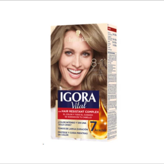 TINTURA RUBIO CENIZO CLARO PROFUNDO 8-11 IGORA