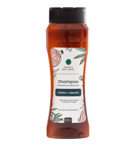 SHAMPOO MAGIA NATURAL CEBOLLA Y CANABIS  X 500 ml