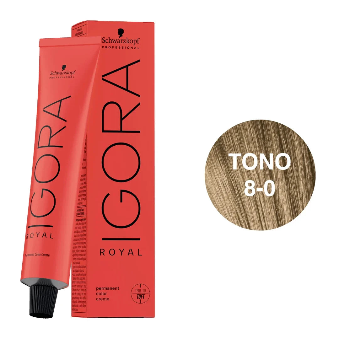 TINTURA IGORA ROYAL RUBIO CLARO NATURAL 8-0