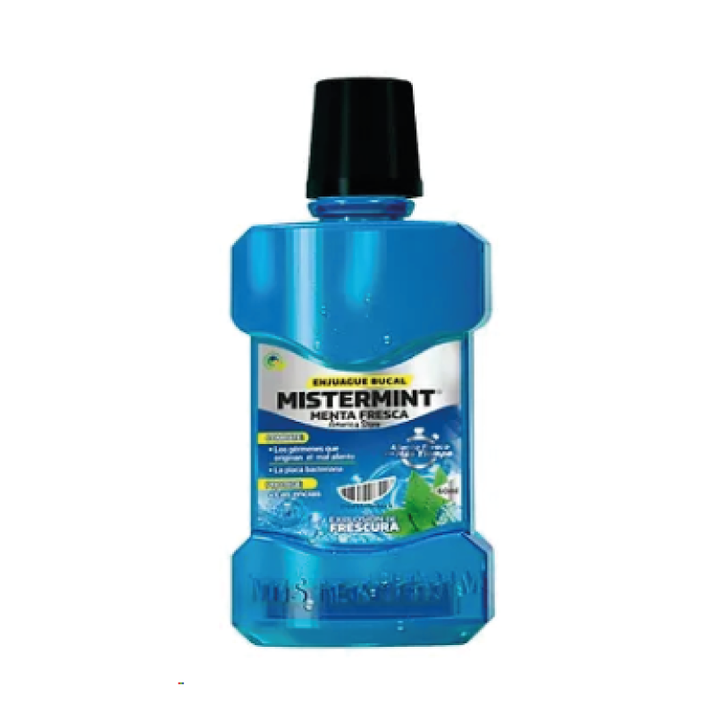MISTERMINT MENTA FRESCA ENJUAGUE BUCAL x 60